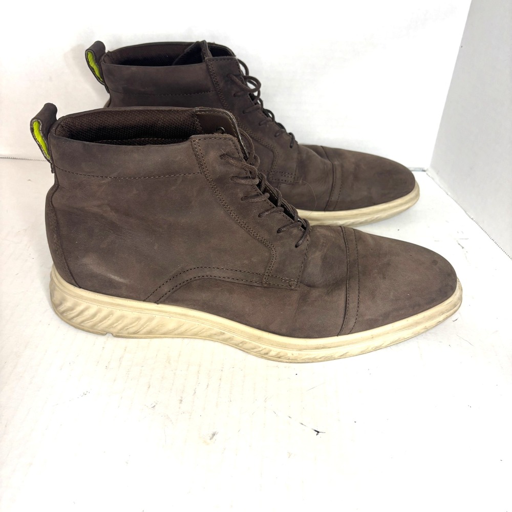 ECCO MEN'S ST.1 HYBRID LITE MEN'S TOE CAP‎ BOOT Brown Size 11